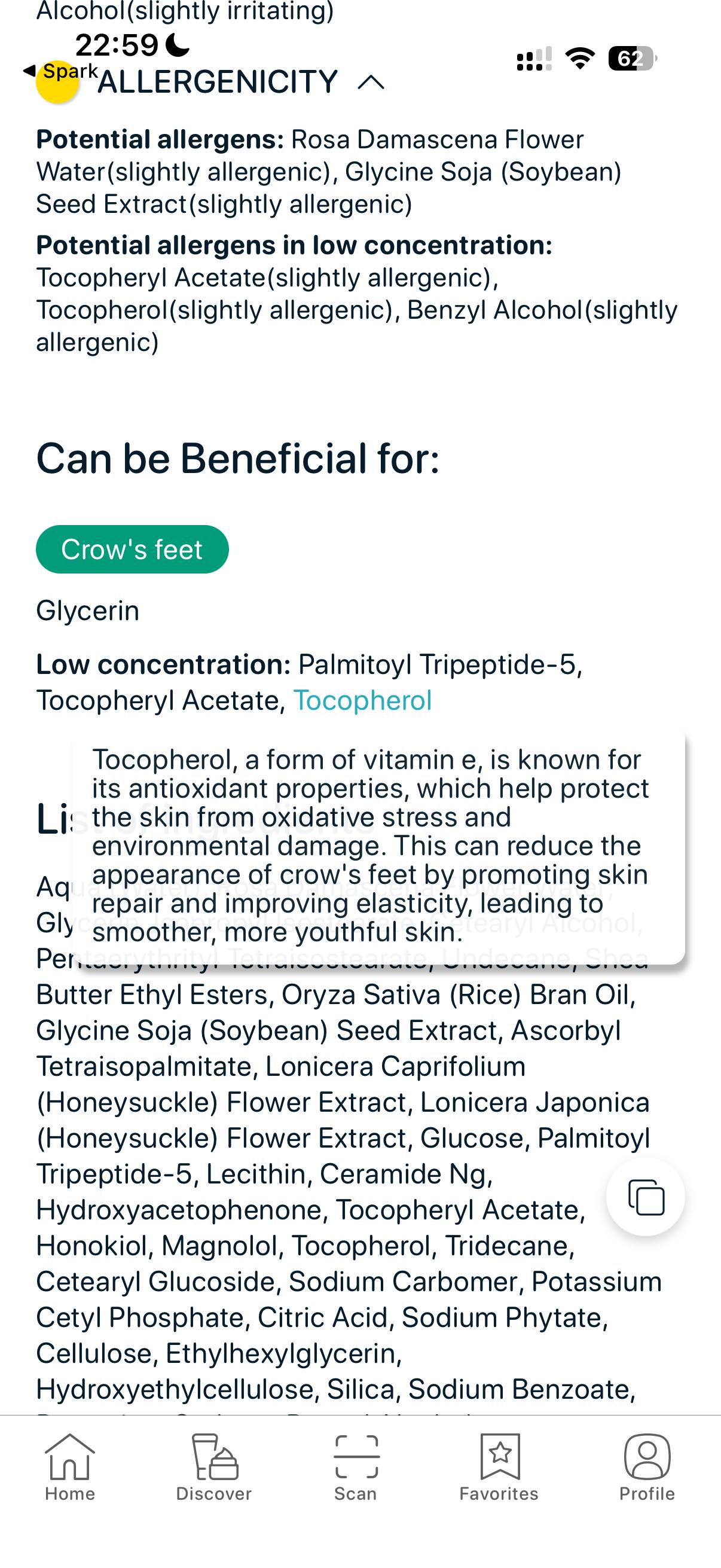 Skincare breakdown showing how hydrating and antioxidant ingredients help soften crow’s feet.