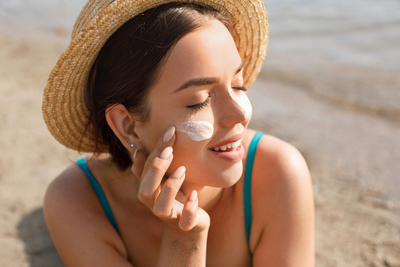 Applying non-comedogenic sunscreen for acne-prone skin without clogging pores